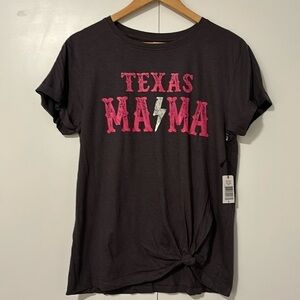 Texas Mama tee shirt size large NWT